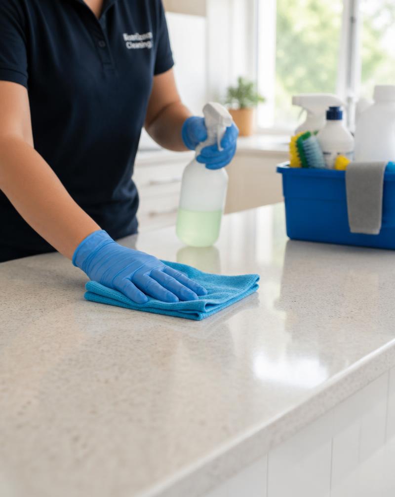 Cleaners at work