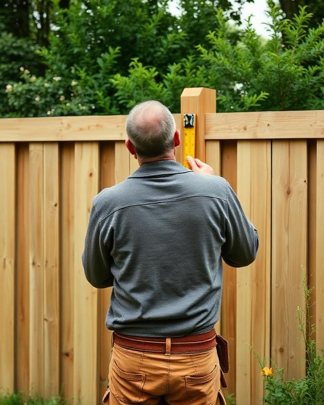 Fencers & Landscapers at work