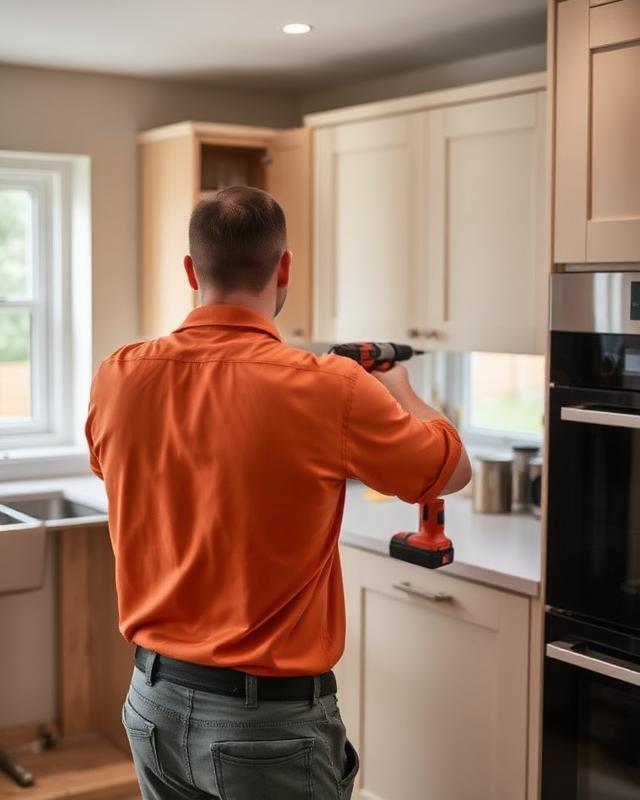 Kitchen Fitters at work